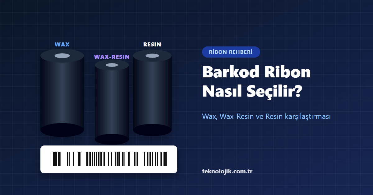 Barkod Ribon Nasıl Seçilir? Wax, Wax-Resin ve Resin Ribon Rehberi