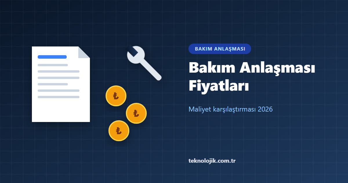 Bilgisayar Bakım Anlaşması Fiyatları: Maliyet Karşılaştırması