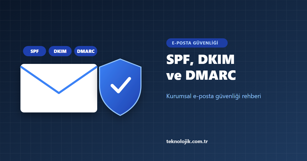 Kurumsal E-posta Güvenliği: SPF, DKIM ve DMARC Rehberi