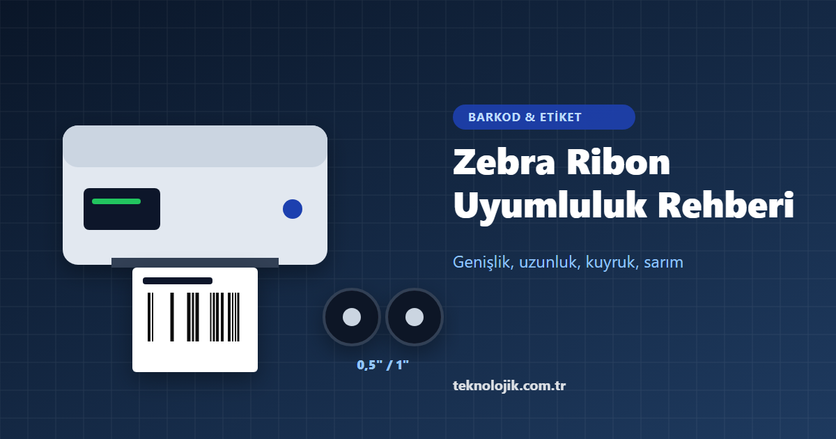 Zebra Ribon Uyumluluk Rehberi: Doğru Ribonu Seçin